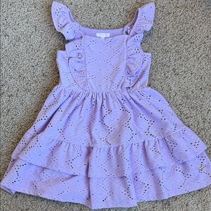 Tahari Embroidered Flower Dress